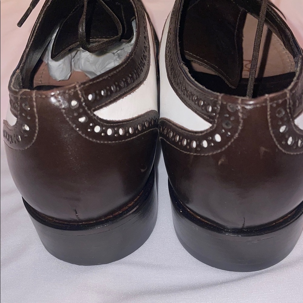 Botticelli Italian Leather Two-Tone Oxford Dress Shoes - Picture 11 of 15